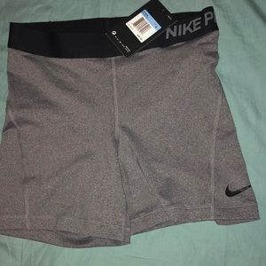 Gray Nike Pro Spandex